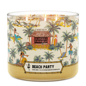 Beach Party 3-Docht-Kerze 411g