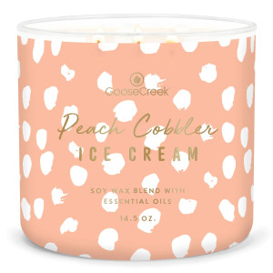 Peach Cobbler Ice Cream 3-Wick-Candle 411g