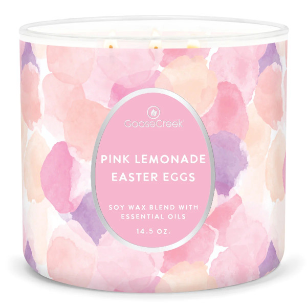 Pink Lemoande Easter Eggs 3-Docht-Kerze 411g