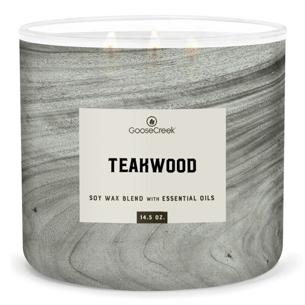 Teakwood - Mens Collection 3-Wick-Candle 411g