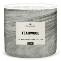 Teakwood 3-Wick-Candle 411g