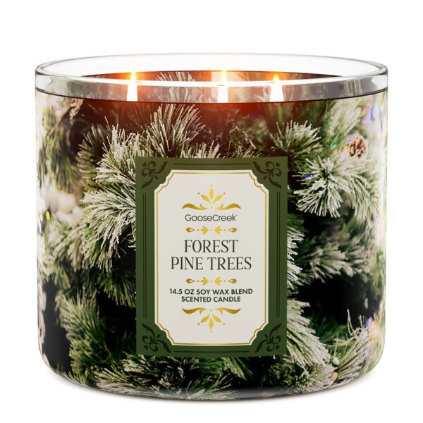 Forest Pine Trees 3-Docht-Kerze 411g