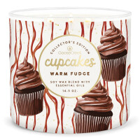 Warm Fudge Cupcake 3-Wick-Candle 411g