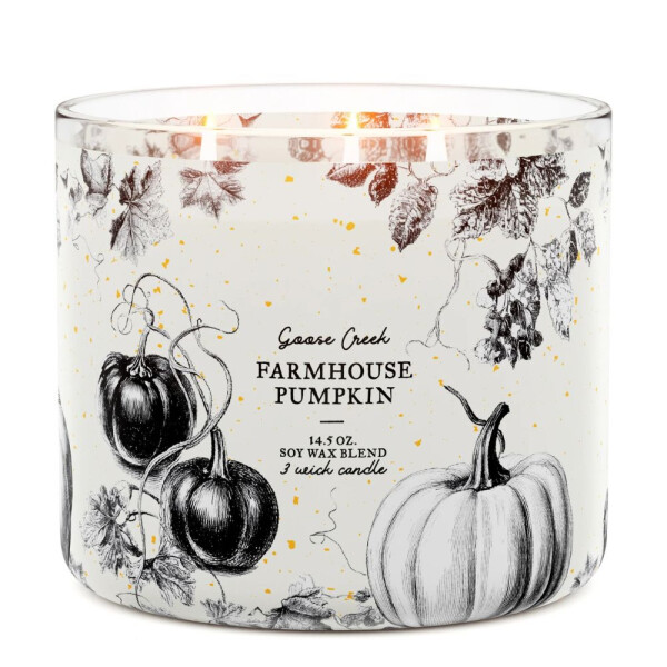Farmhouse Pumpkin 3-Wick-Candle 411g