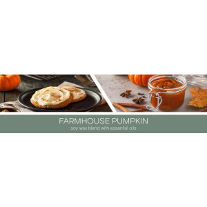 Farmhouse Pumpkin 3-Wick-Candle 411g