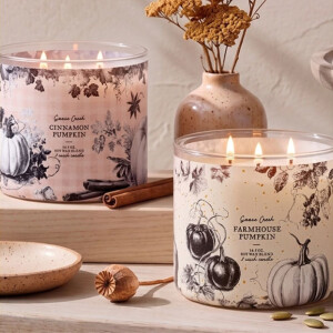 Farmhouse Pumpkin 3-Wick-Candle 411g