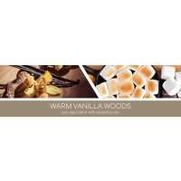 Warm Vanilla Woods 3-Docht-Kerze 411g
