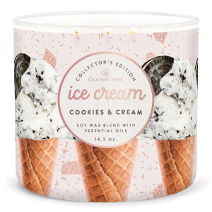 Cookies &amp; Cream Ice Cream 3-Docht-Kerze 411g