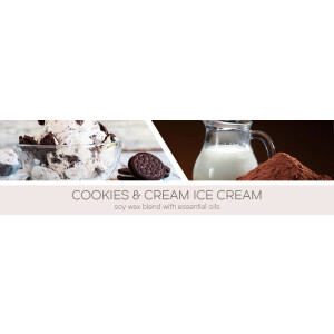 Cookies & Cream Ice Cream 3-Wick-Candle 411g