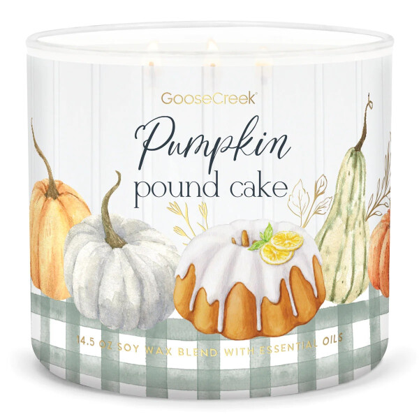 Pumpkin Pound Cake 3-Wick-Candle 411g