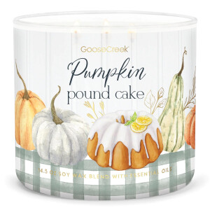 Pumpkin Pound Cake 3-Wick-Candle 411g