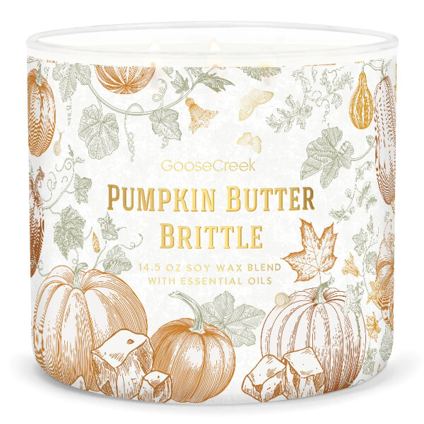 Pumpkin Butter Brittle 3-Wick-Candle 411g