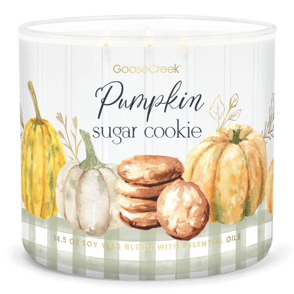 Pumpkin Sugar Cookie 3-Wick-Candle 411g