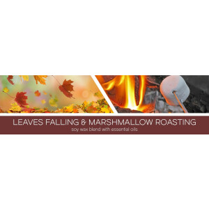 Leaves Falling & Marshmallows Roasting 3-Docht-Kerze 411g