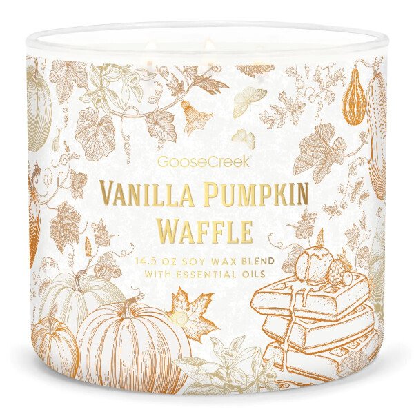 Vanilla Pumpkin Waffle 3-Wick-Candle 411g