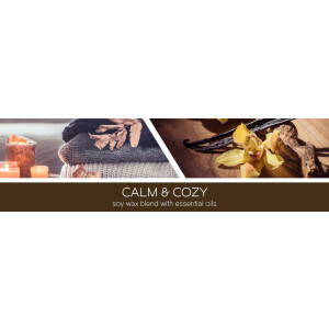 Calm & Cozy 3-Docht-Kerze 411g