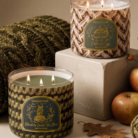 Calm & Cozy 3-Docht-Kerze 411g