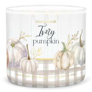 Ivory Pumpkin 3-Wick-Candle 411g
