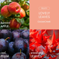 Lovely Leaves 3-Docht-Kerze 411g
