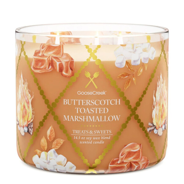 Butterscotch Toasted Marshmallow 3-Docht-Kerze 411g