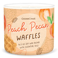 Peach Pecan Waffles 3-Docht-Kerze 411g