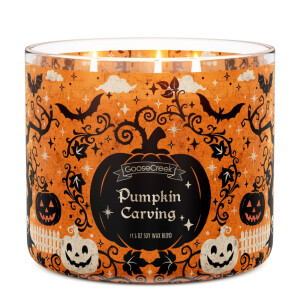 Pumpkin Carving 3-Wick-Candle 411g