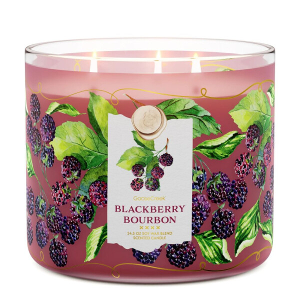 Blackberry Bourbon 3-Wick-Candle 411g