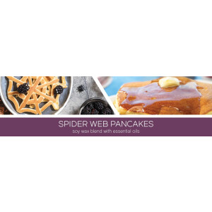 Spider Web Pancakes 3-Docht-Kerze 411g Halloween Collection