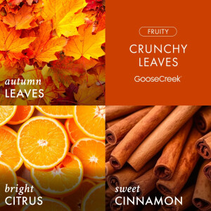 Crunchy Leaves 3-Docht-Kerze 411g