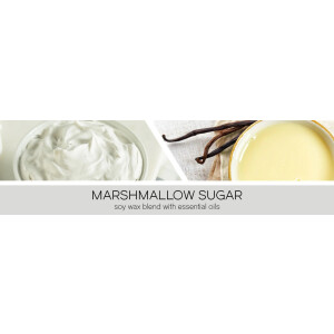 Marshmallow Sugar 3-Wick-Candle 411g