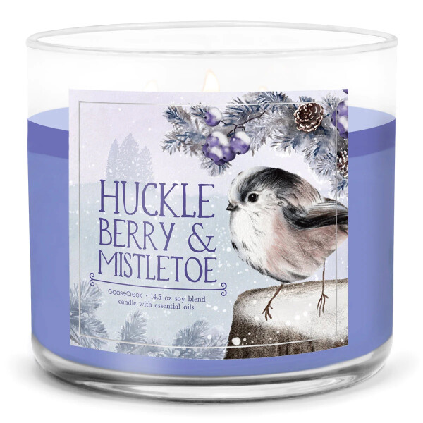 Huckleberry & Mistletoe 3-Wick-Candle 411g