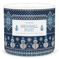 Snowball Fight 3-Docht-Kerze 411g