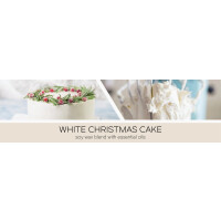 White Christmas Cake 3-Wick-Candle 411g