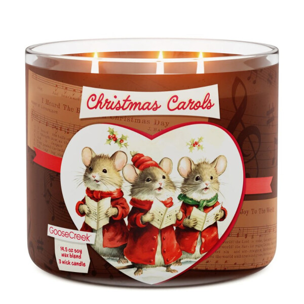 Christmas Carols 3-Wick-Candle 411g