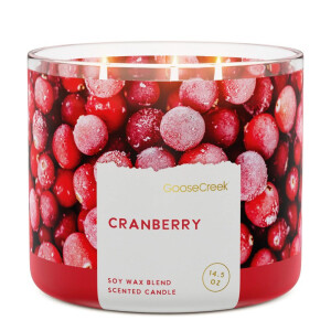 Cranberry 3-Docht-Kerze 411g