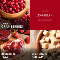 Cranberry 3-Docht-Kerze 411g