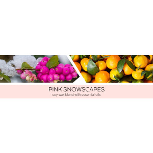Pink Snowscape 3-Docht-Kerze 411g