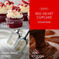 Red Velvet Cupcake 3-Docht-Kerze 411g
