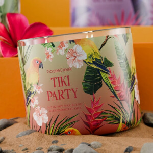 Tiki Party 3-Docht-Kerze 411g