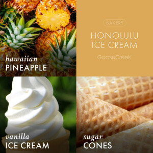 Honolulu Ice Cream 3-Wick-Candle 411g
