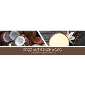 Coconut Beachwood 3-Docht-Kerze 411g