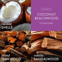 Coconut Beachwood 3-Wick-Candle 411g