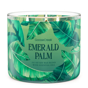 Emerald Palm 3-Docht-Kerze 411g
