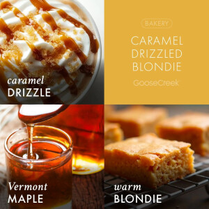 Caramel Drizzled Blondie 3-Wick-Candle 411g