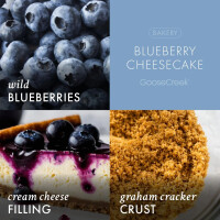 Blueberry Cheesecake 3-Docht-Kerze 411g