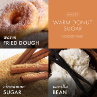 Warm Donut Sugar 3-Wick-Candle 411g
