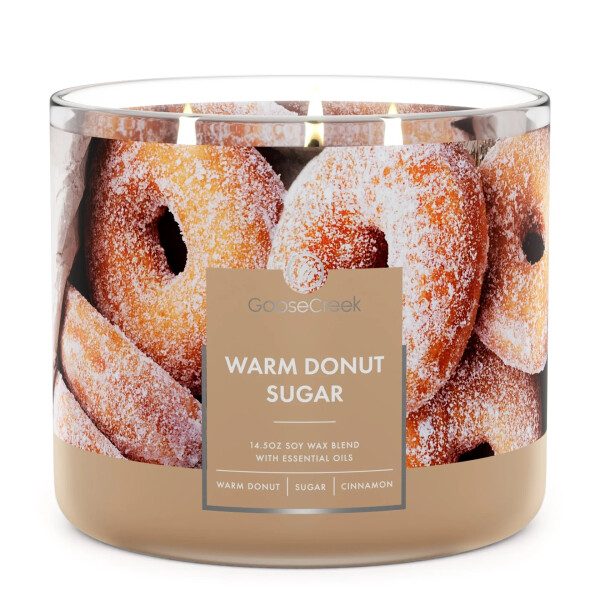 Warm Donut Sugar 3-Wick-Candle 411g