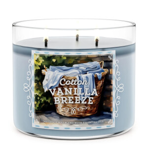Cotton Vanilla Breeze 3-Docht-Kerze 411g