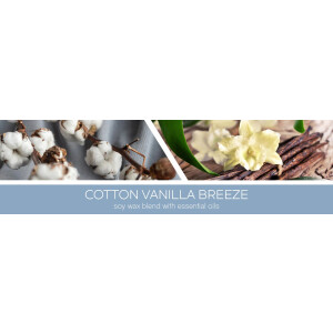 Cotton Vanilla Breeze 3-Wick-Candle 411g