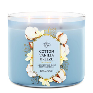 Cotton Vanilla Breeze 3-Wick-Candle 411g